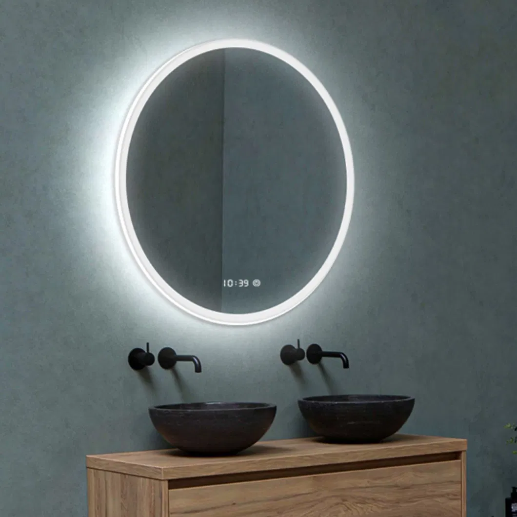 Wholesale Luxury Wall Mounted Acrylic Framed Bathroom Mirror