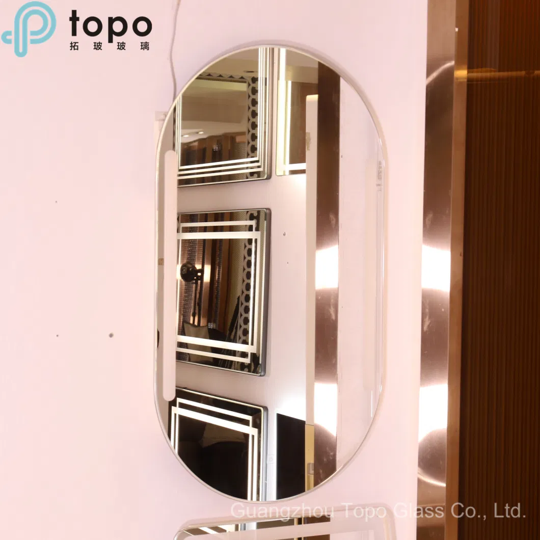 Ellipse Fashion Fogless Touch Screen LED Mirror for Bathroom (MR-TP002)