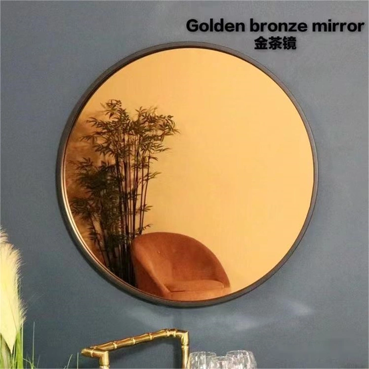 Gold Grey Green Grey Blue Bronze Tinted Colored Decorative Mirror Glass