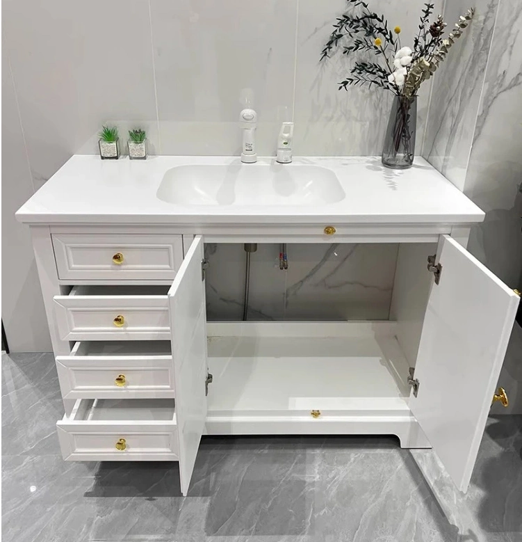 American Style Bathroom Vanity Bathroom Mirror Cabinet Floor Mounted LED Bathroom Mirror Medicine Cabinet
