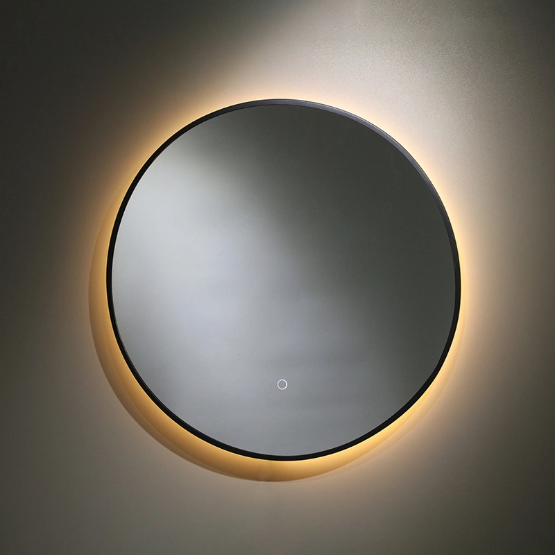 Modern Wholesale Home Decoration Salon Furnature Wall Lights Cosmetic Vanity Bluetooth Make up Smart Ceiling Mirror Round Shape