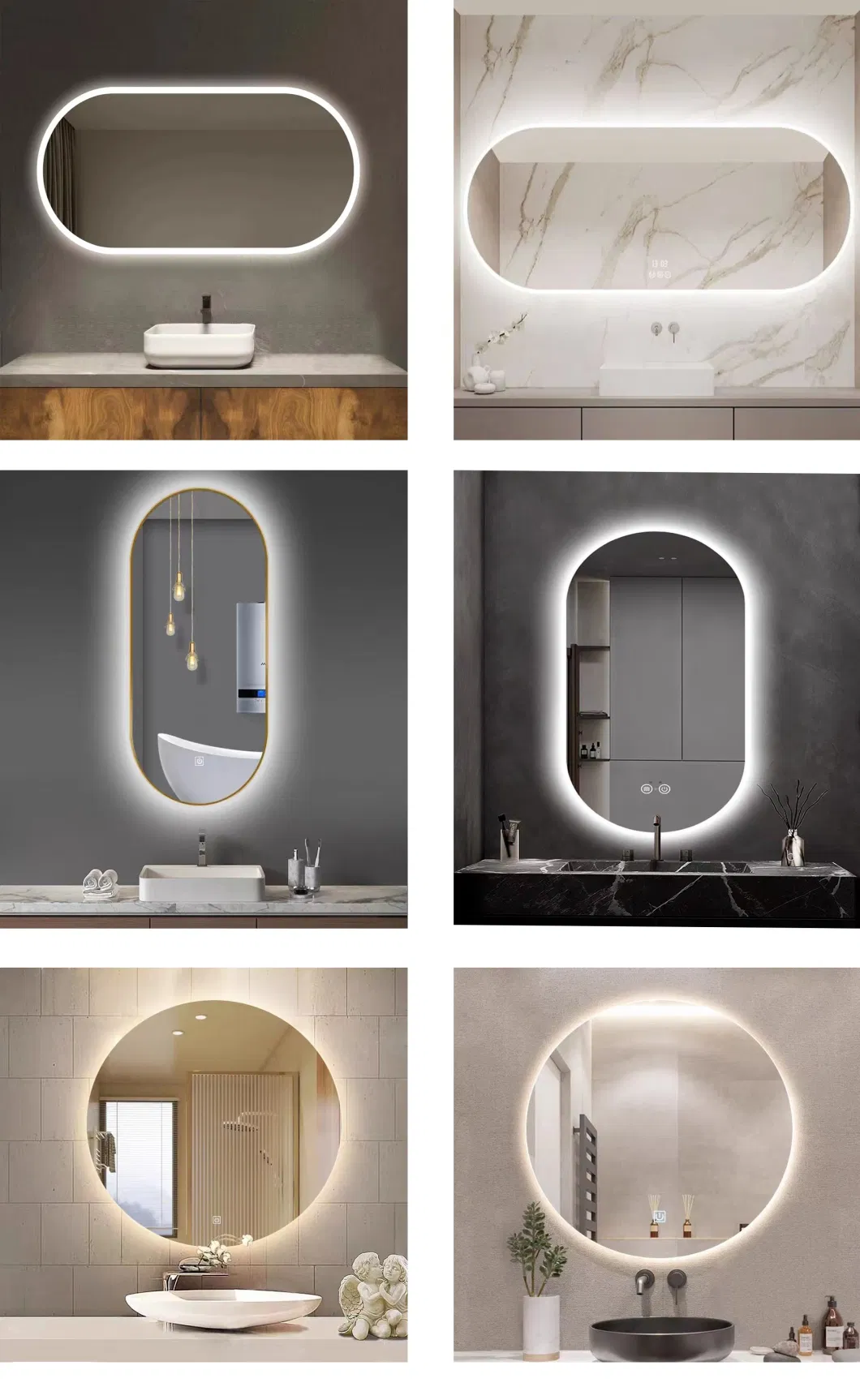 Wholesale High Quality Home Decoration LED Bathroom Wall Luminous Mirror