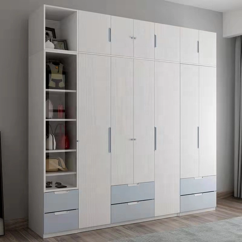 Drawer Walk Fully Assembled Modern Bedroom Furniture Wooden Built in Children Custom 2022 Cabinet Custom Wardrobe Closet