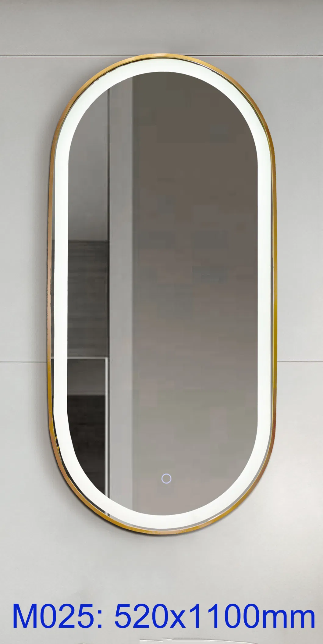Long Free Standing LED Smart Mirror for American Market (M037)