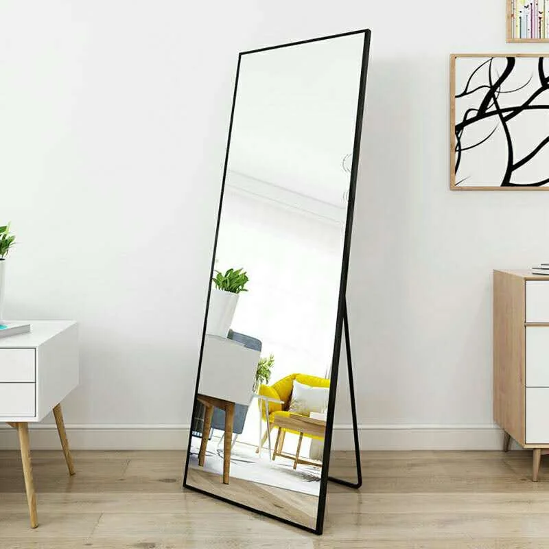 Modern Creative Home Decoration Full-Lenght Dressing Wall Mounted Standing Floor Framed Mirror