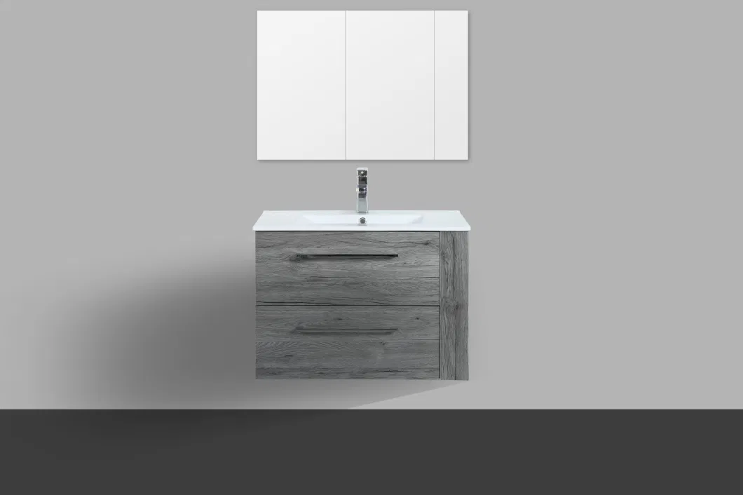 New Design Modern Wall Mounted Bathroom Cabinet Furniture Ceramic Basin Mirror Cabinet Bathroom Vanity Cabinet