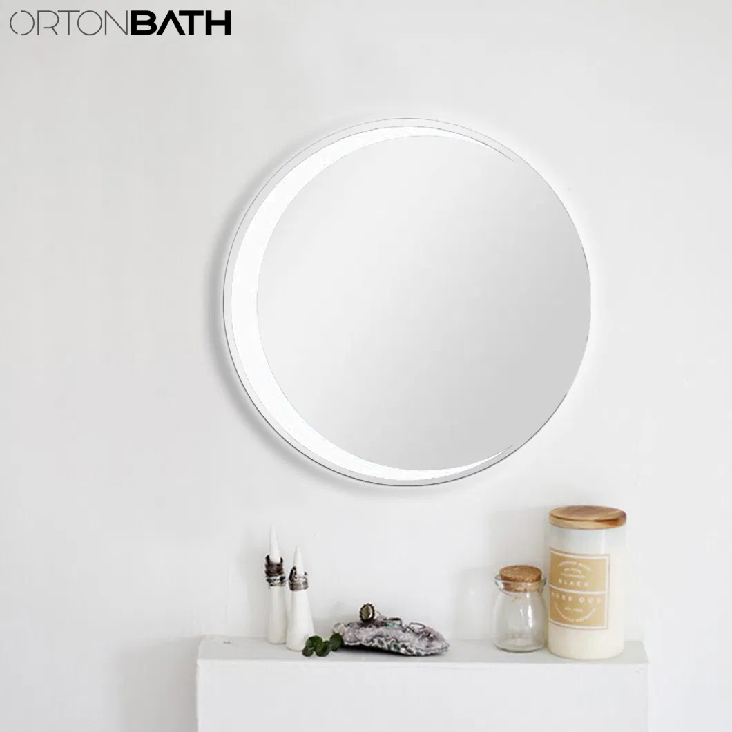 Ortonbath Large LED Mirror Light Wall Mirrors Decorative Wall Floor Standing Mirrors Decor Wall Mirror