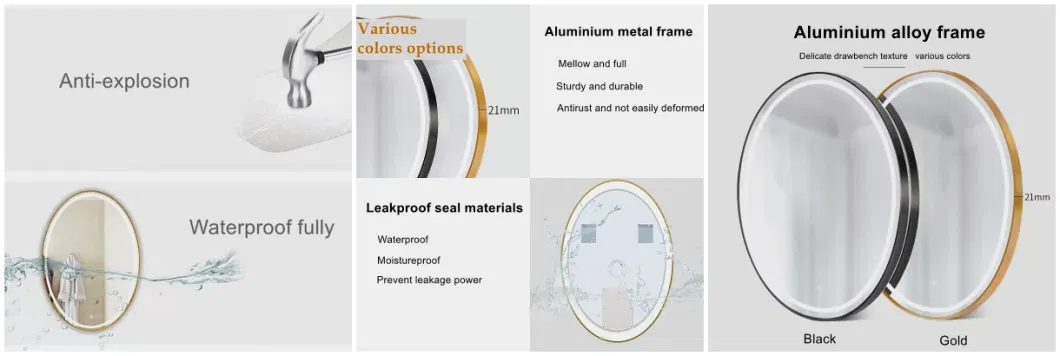 modern Silver /Aluminum Irregular Decorative New Design Glass Mirror