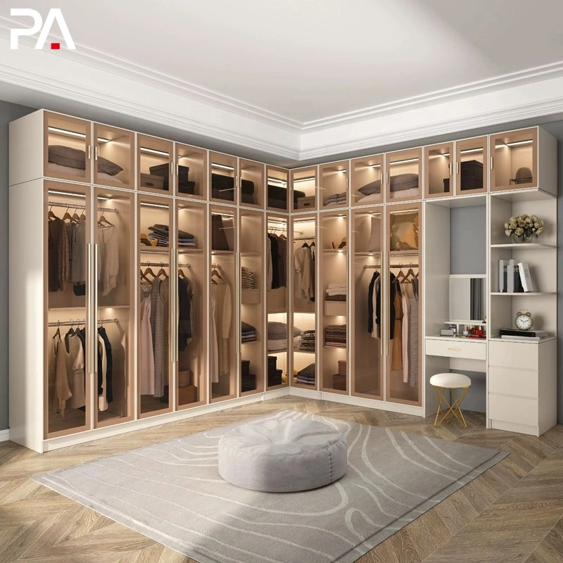 PA Design Luxury a Modular Walk in Closet with Customized Finish Wardrobe From China Factory