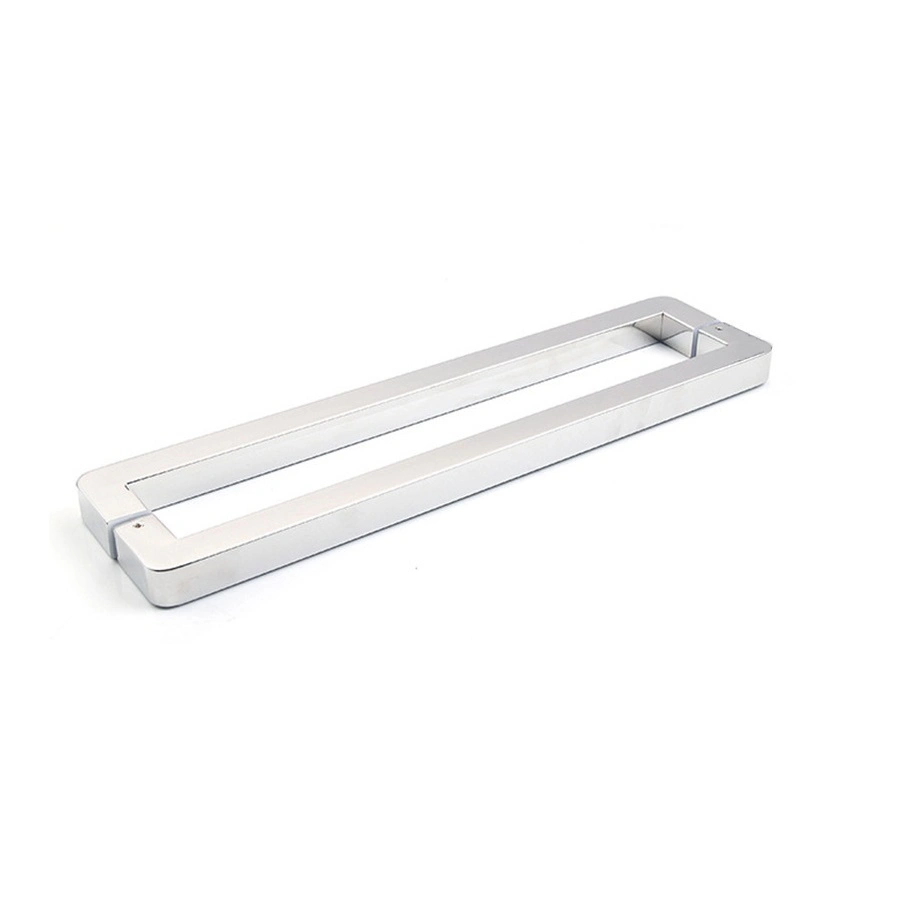 Wholesale Stainless Steel Tube Bathroom Handle Glass Sliding Door Handle Stainless Steel Double Side Push Pull Shower Glass Door Handles