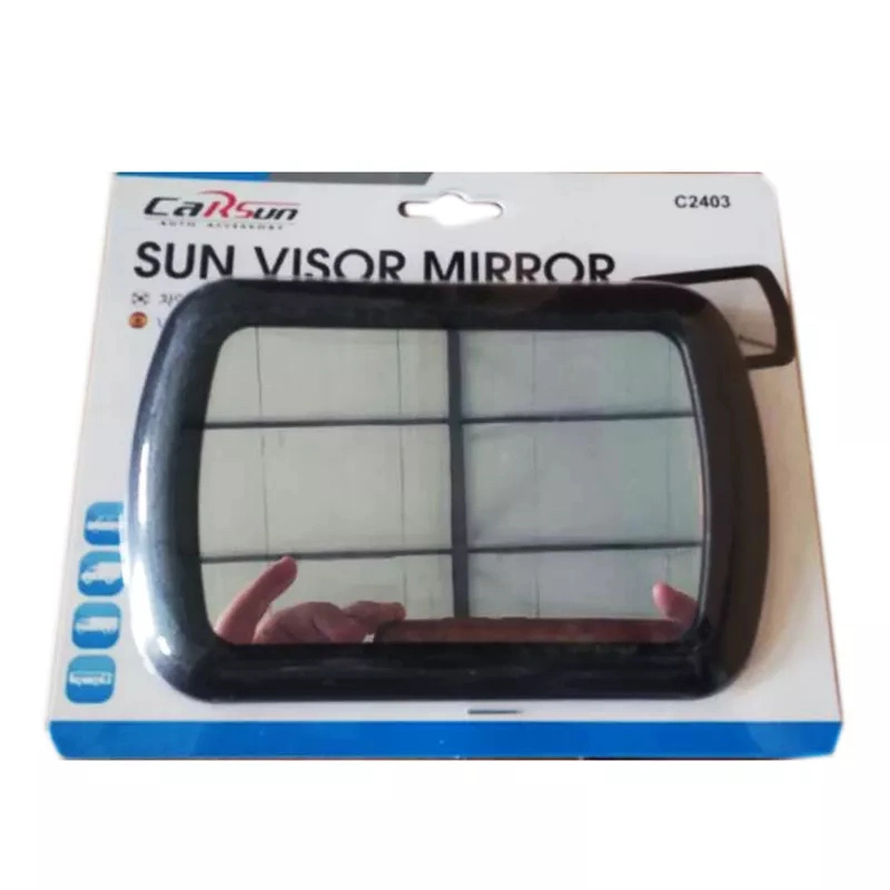 Car Visor Mirror Makeup Cosmetic Mirror Clip on Sun Visor Mirror