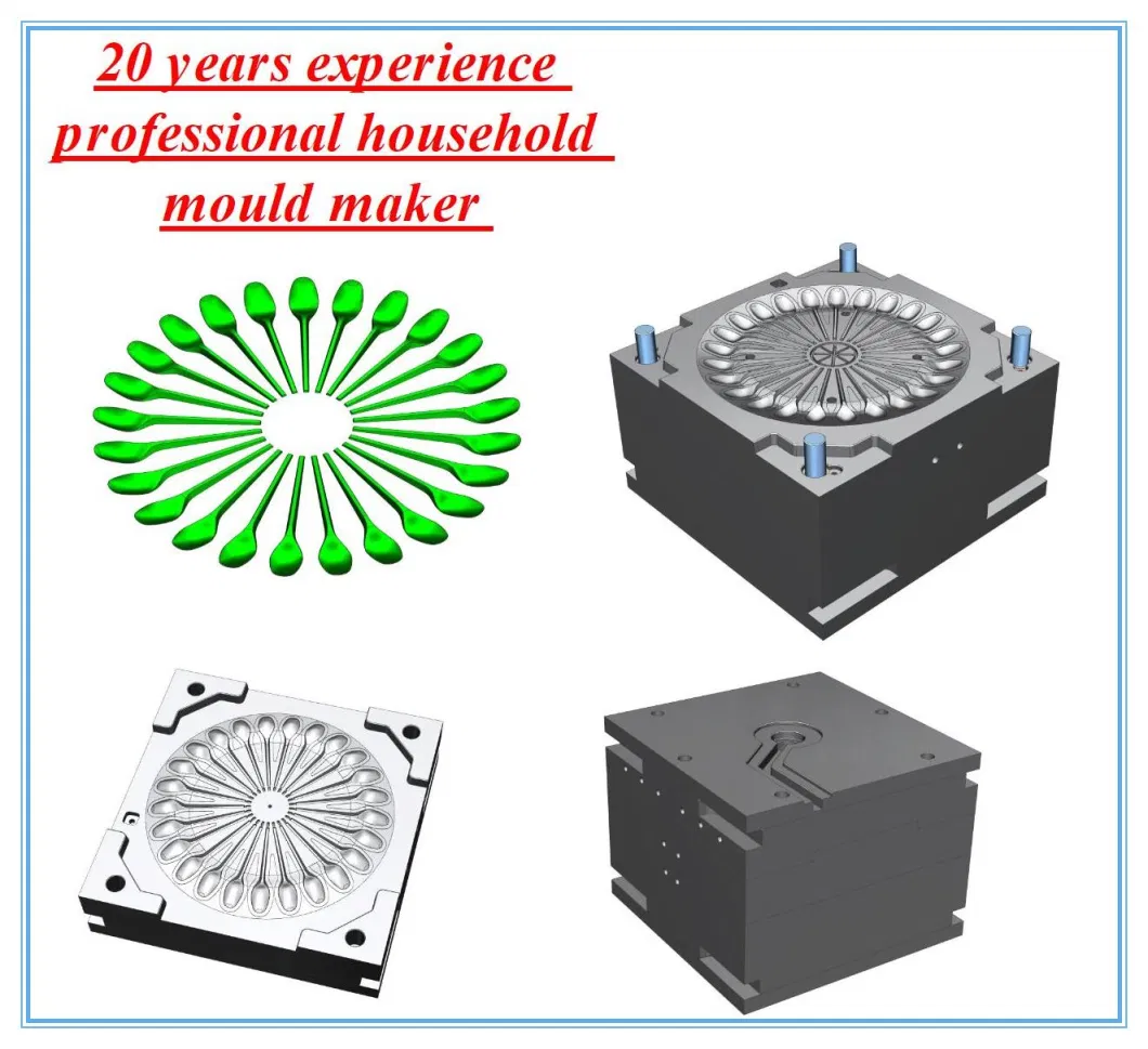 Plastic Injection PS Spoon Moulding Die Maker