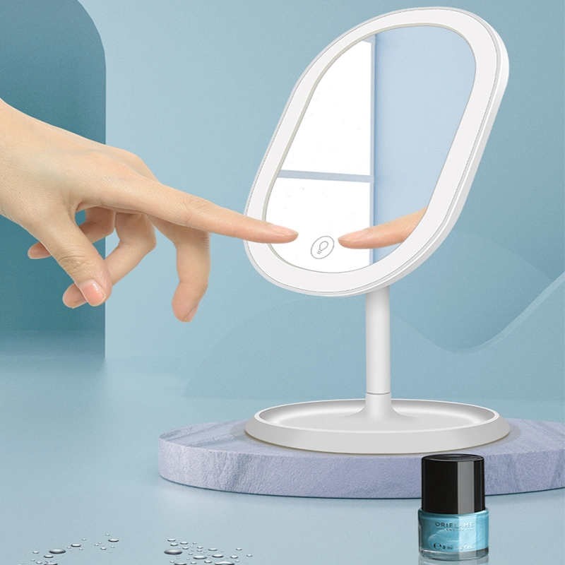 New Design Home White Beauty Table LED Touch Makeup Mirror