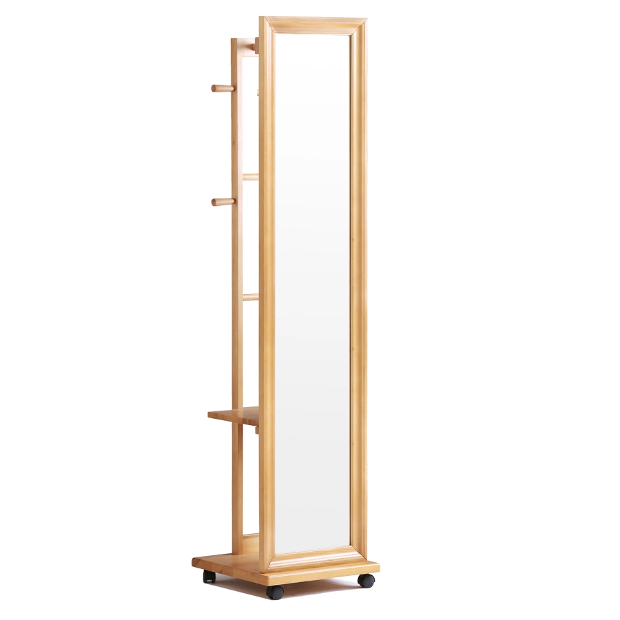 Full Length Mirror Large Floor Mirror Standing or Wall-Mountedr Wood Frame Dressing Mirror for Living Room