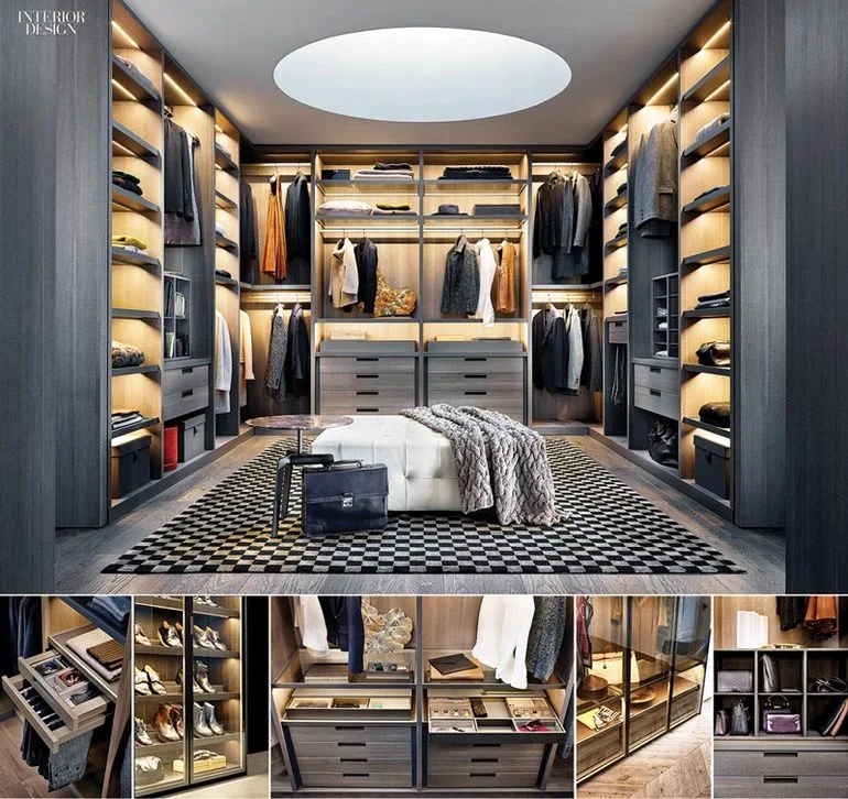 Cbmmart Luxury Modern L Shape Closet Scandinavian Built in Walk in Wardrobes