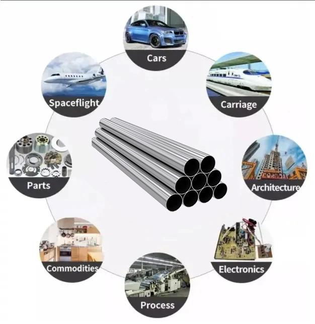 2023 Profile Aluminum Alloy Lean Pipe / Tube 1050 Aluminum Round Tube for Low-Cost Automated Assembly