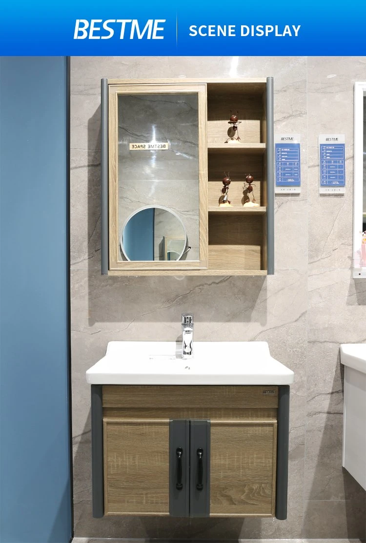 Hot Selling Modern Wall Mounted Waterpro Cheap PVC Bathroom Cabinet (BY-P4008-60)
