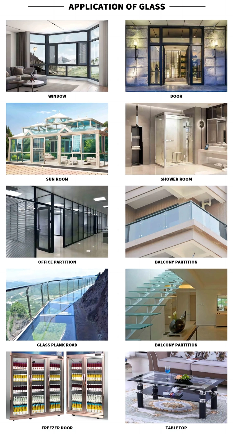 Bulletproof Laminated Glass Panel Price for Sales High Quality Custom Safety Toughened Laminated Bullet Proof Building Glass Laminated Glass Mirror