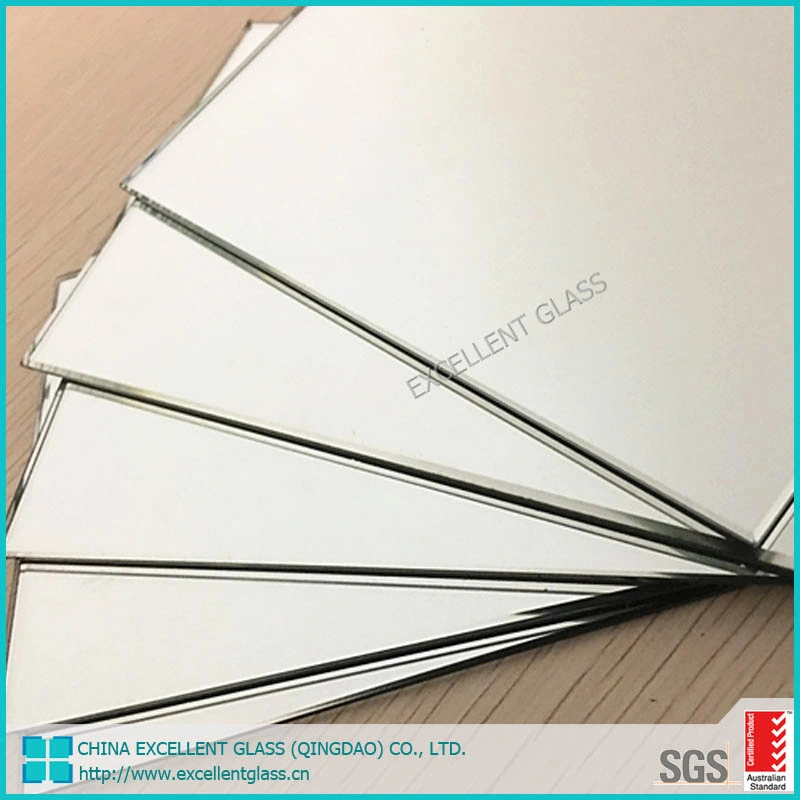 5mm 6mm Copper Free Silver Mirror Exposy Paint Wall Mirror Bathroom Mirror, Building Glass