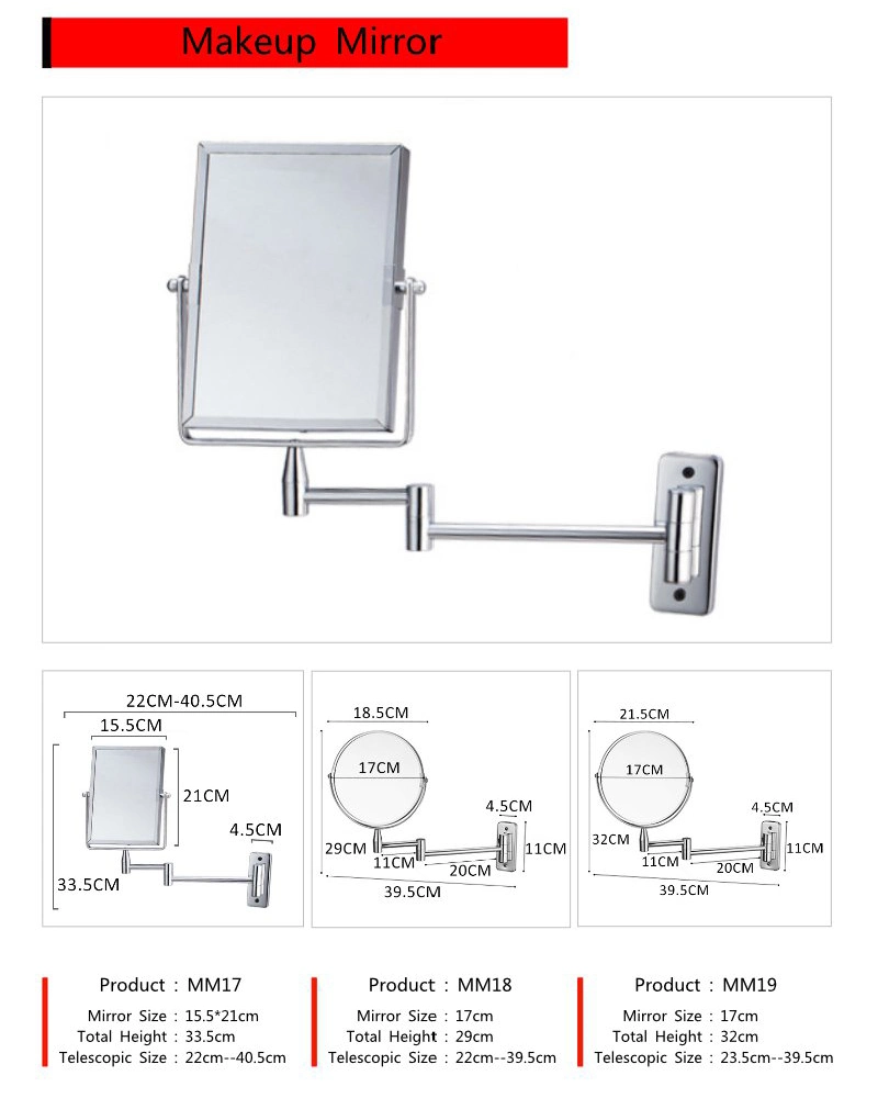 Customization 400*600 Dual Touch Screen/Light/Defogging/Time and Temperature/Frameless Hotel Toilet Wall Hanging Bathroom Mirror