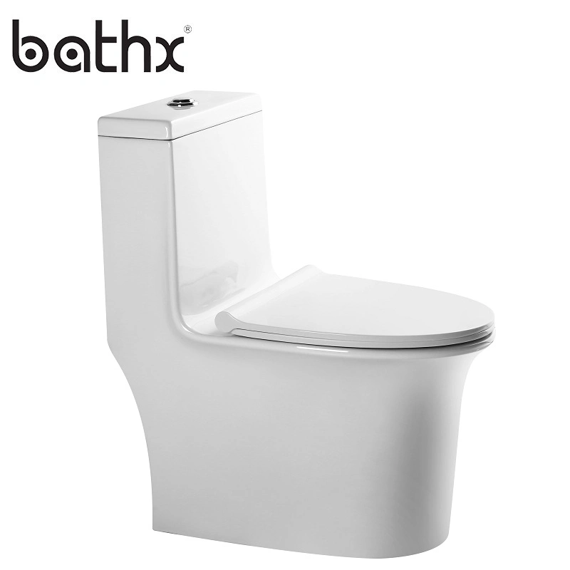 High Quality Sanitary Ware Siphon Flushing One Piece Toilet Ceramic Bathroom Furniture