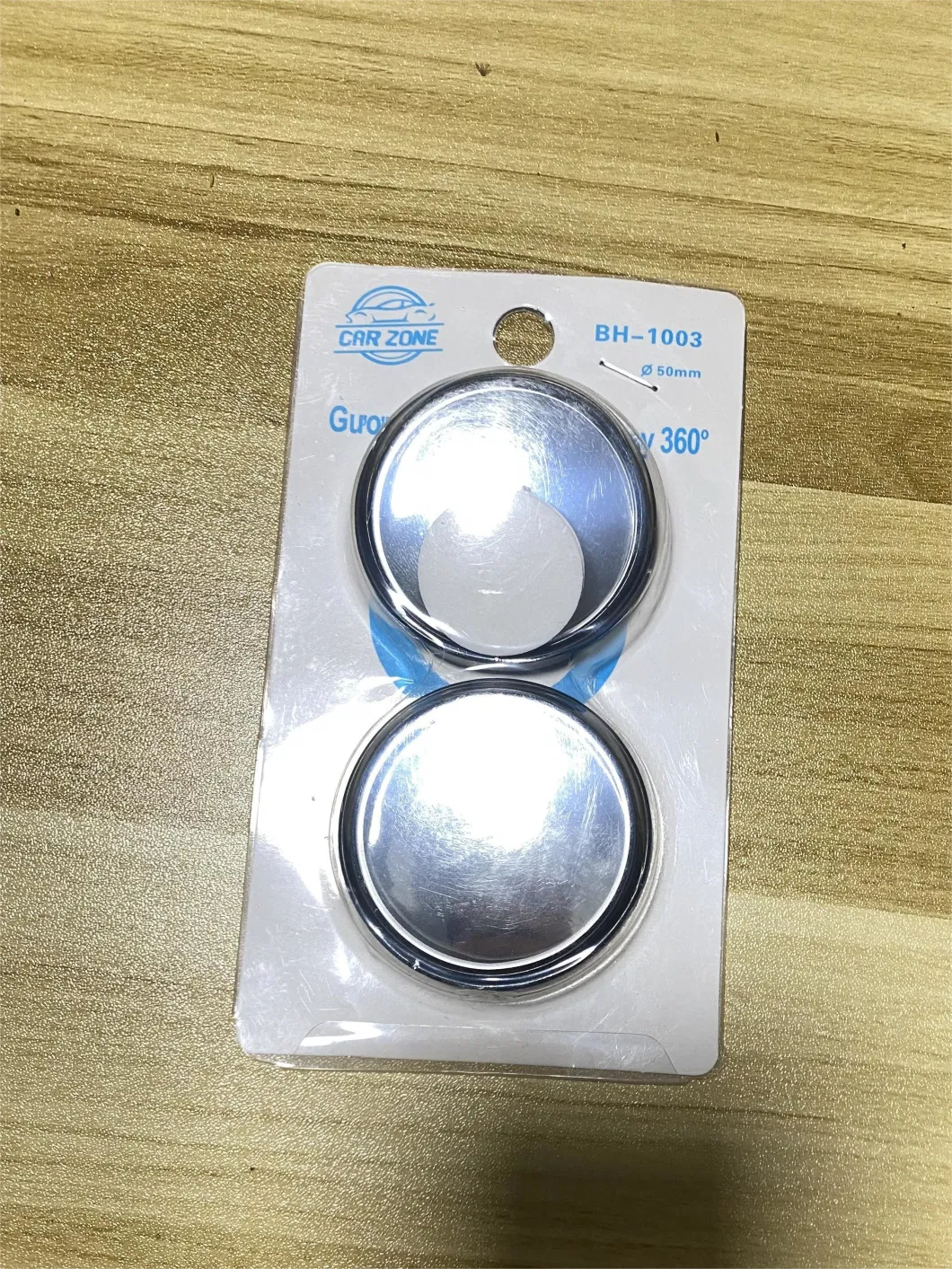 360-Degree Wide Angle Blind Spot Round Side Rearview Auciliary Mirror Movable Convex Small Round Mirror for Car