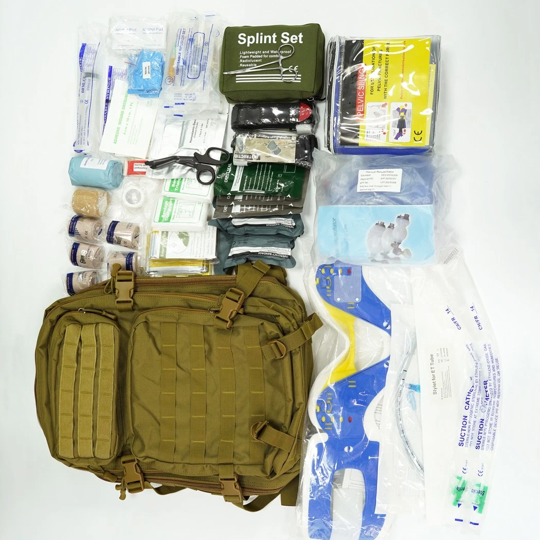 Medmount OEM Professional Outdoor Portable Military style Combat Trauma Rescue Large First Aid Kit