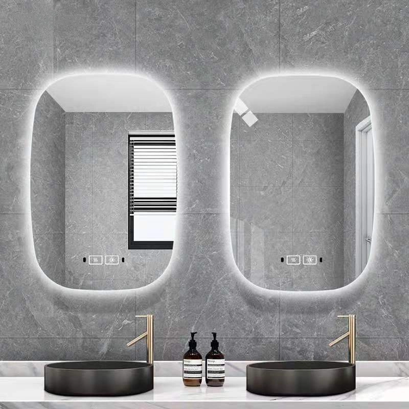 Irregular Styling Wall Make up LED Home Glass Bathroom Smart Mirror