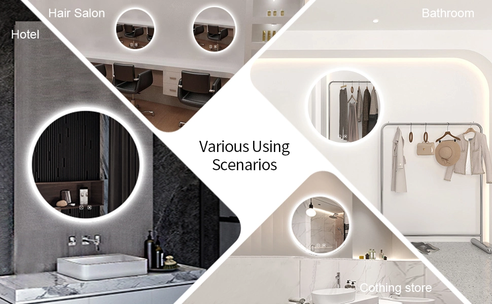 High Quality and Low Price Smart LED TV Light Salon Mirror Bathroom Mirror