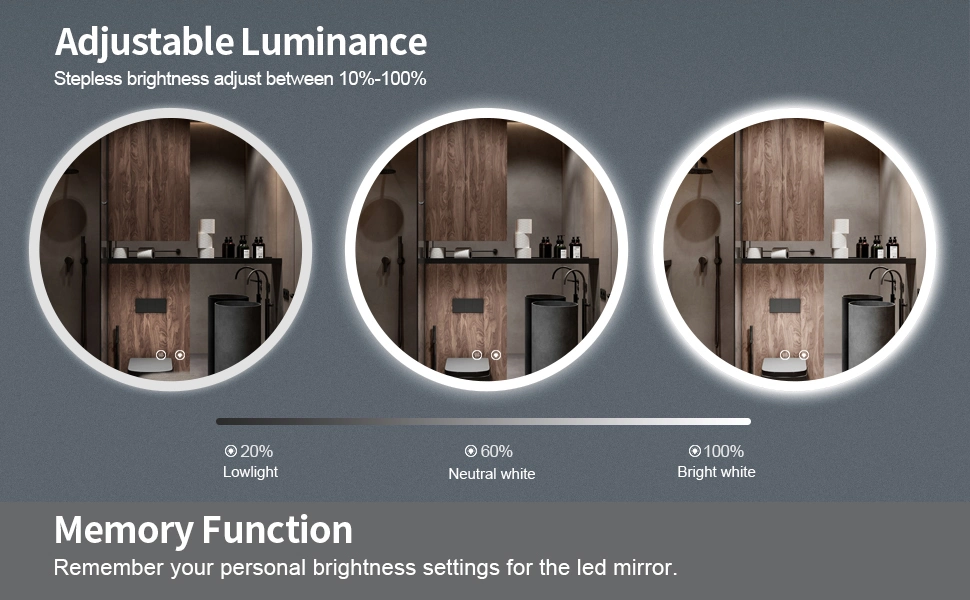 High Quality and Low Price Smart LED TV Light Salon Mirror Bathroom Mirror