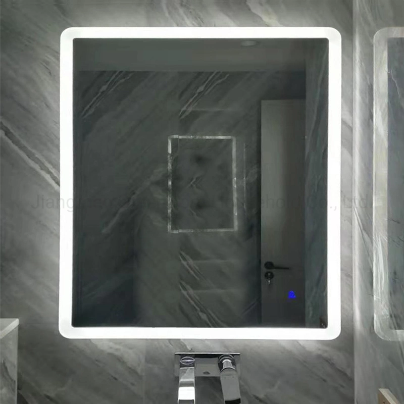 Hotel Bathroom LED Wall Square Hanging Mirrror