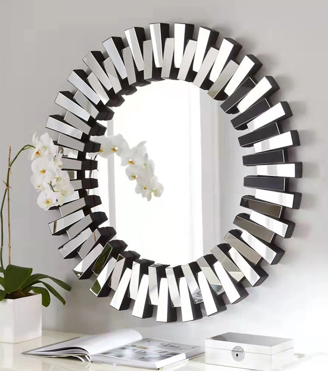 Top Selling Design Metal and Glass Wall Mirror Wholesale Exporter Designer Handmade Wall Decorative Mirror