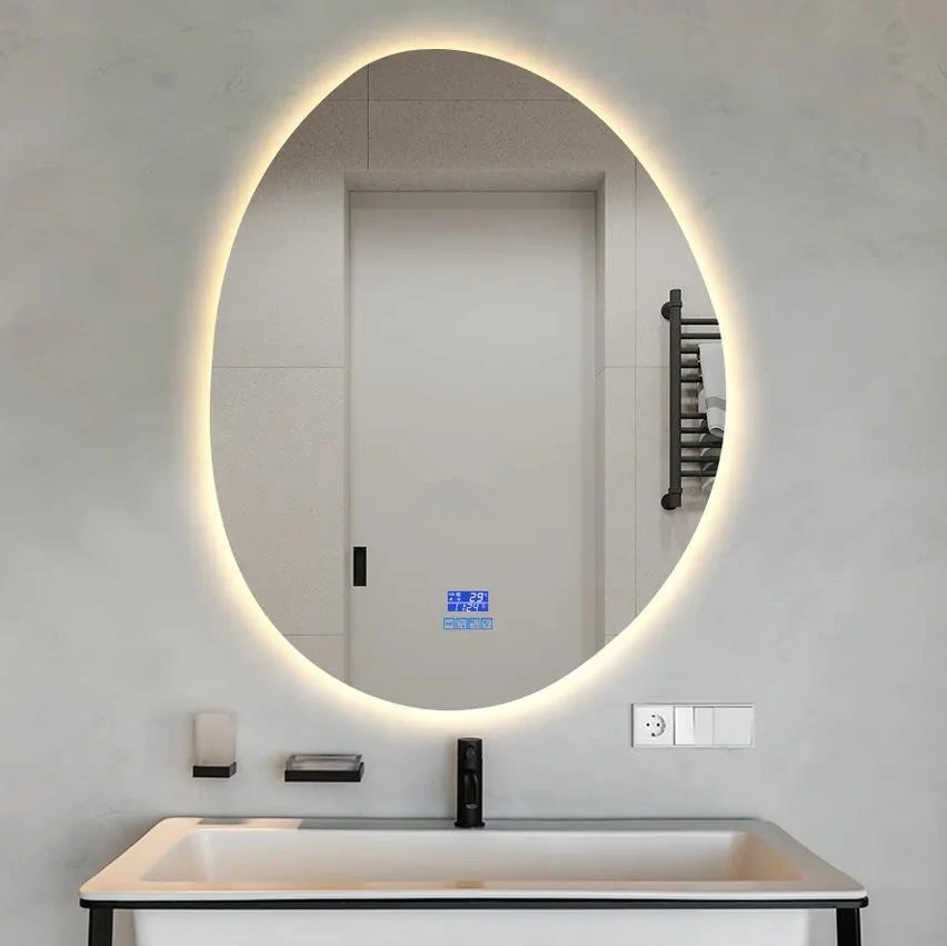 Smart LED Mirror for Home Decoration with Bluetooth and Touch Sensor