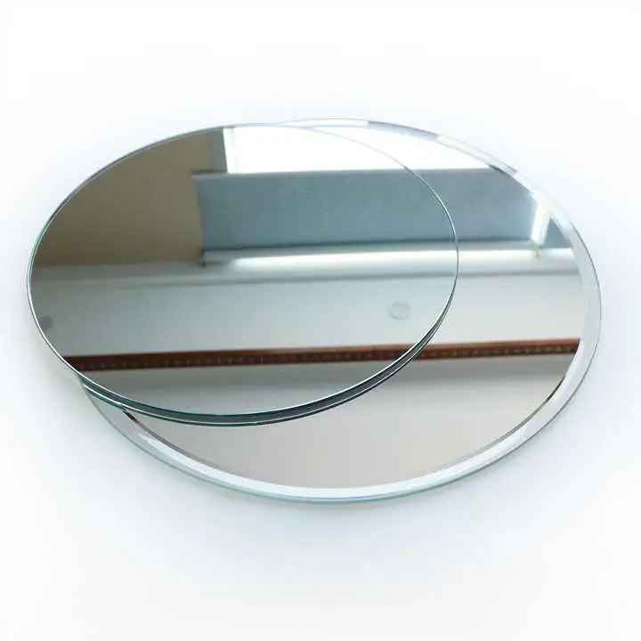 Arc Heart Makeup Frameless 30cm Aluminum Mirror