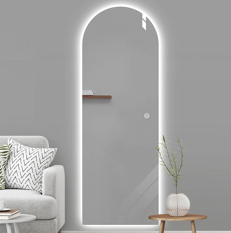 Smart Home LED Bathroom Mirrors Full Body 3colors Dressing Mirror