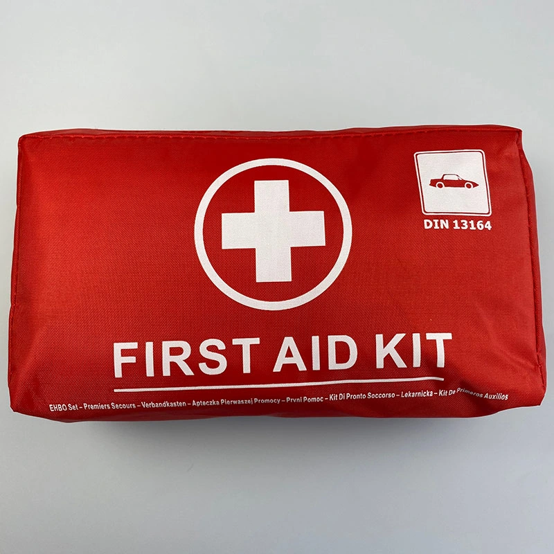 Din13164 2022 Car First Aid Kit Vehicle Automoble Emergency First Aid Kit with Ce Iso13485 Approved