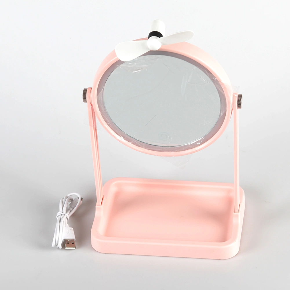 Yichen LED Rechargeable Makeup Mirror with Mini Fan &amp; LED Light Mirror