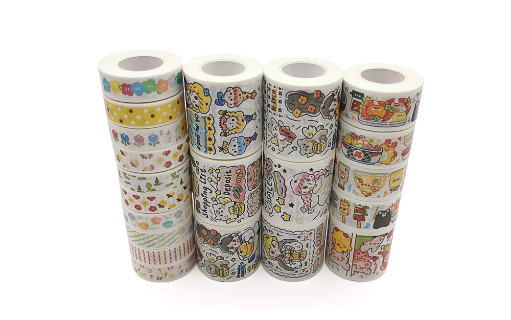 Custom Printing Sticker Printed Japanese Washi Paper Tape for Decoration