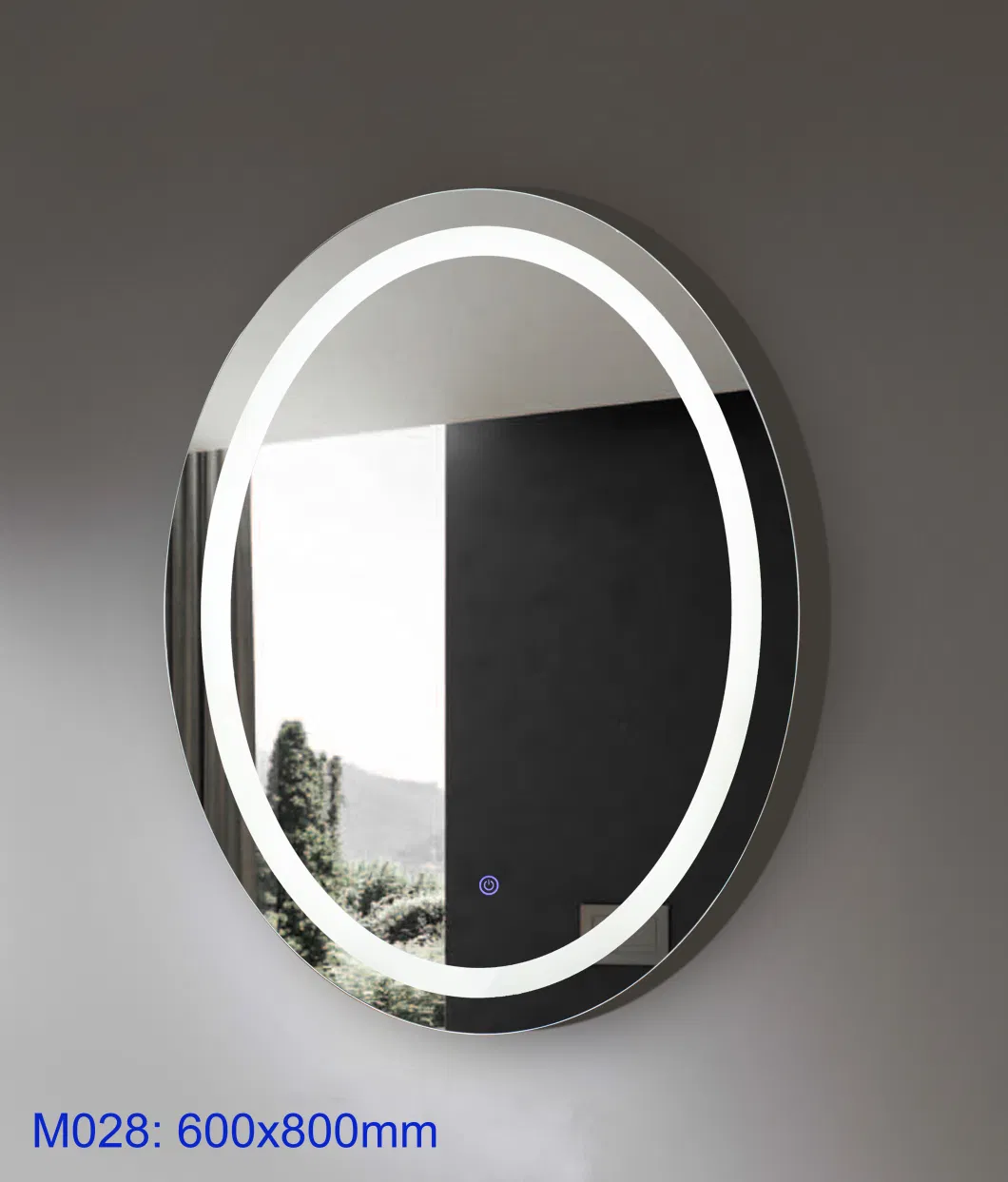 M028 Independent Good Package Oval LED Mirror MID East Markets