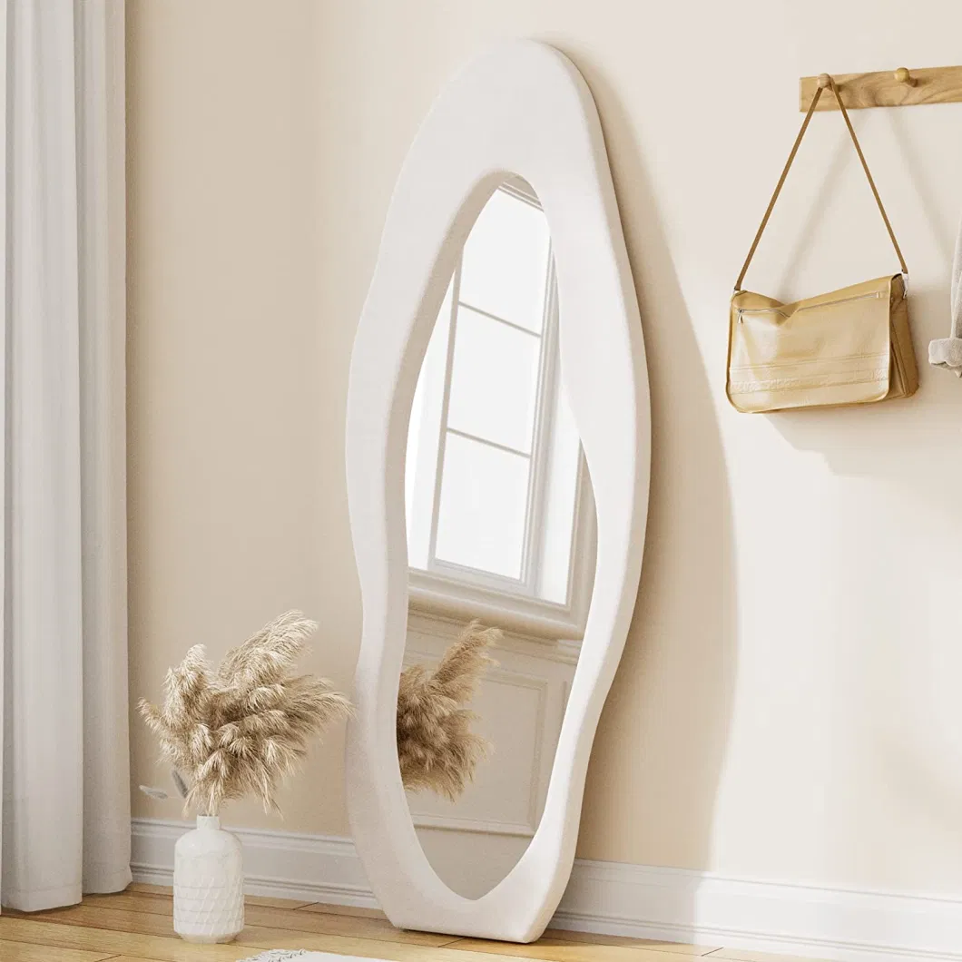Cloud Shape Wall Decorative Leaning Freestanding Full Size Body Mirror