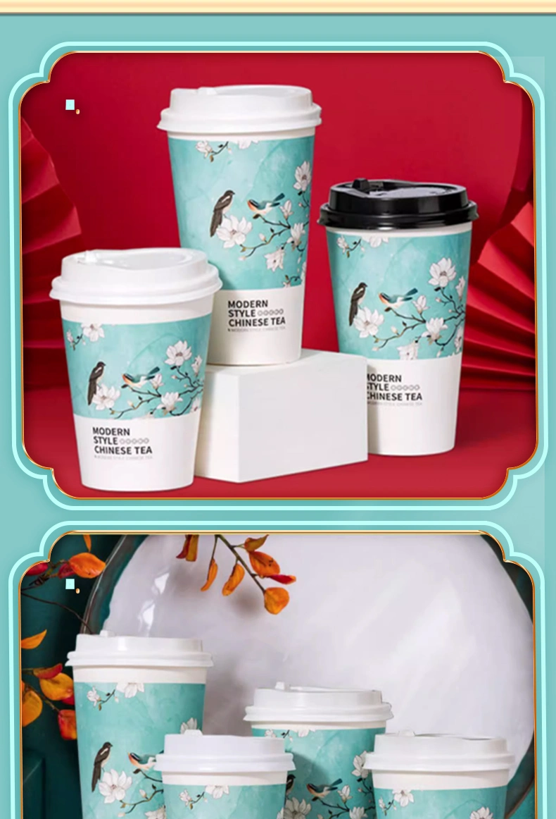 Disposable Single Wall Paper Cup Coffee Tea Milk Drinking Paper Cup