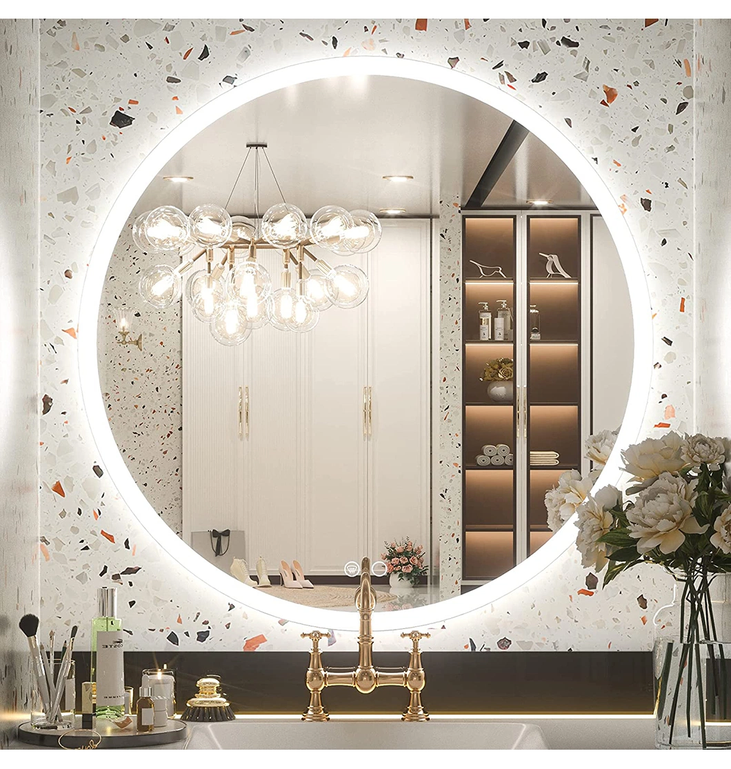 Factory Wholesale Standing Mirror Luxury Large Floor Mirror Square Round Full Length Mirror for Bridal Shop
