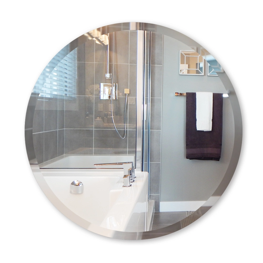 Jinghu Customized Oversized Wall Mount Bath Vanity Light up Mirror Rectangle Touch Screen Smart Bathroom Mirror LED
