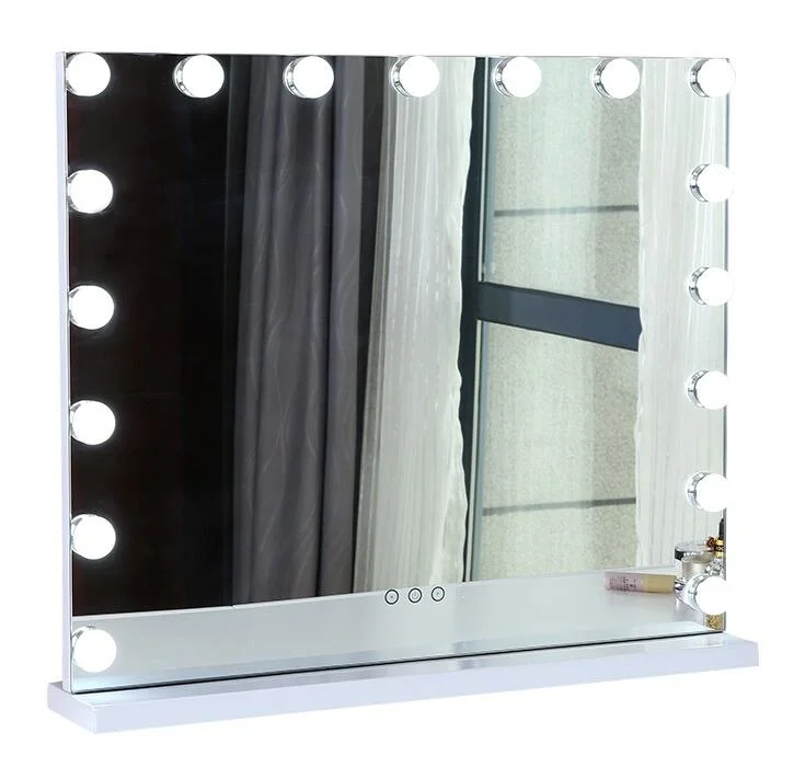 Touch Screen Makeup Mirror Dressing Table Mirror with Light Bulb