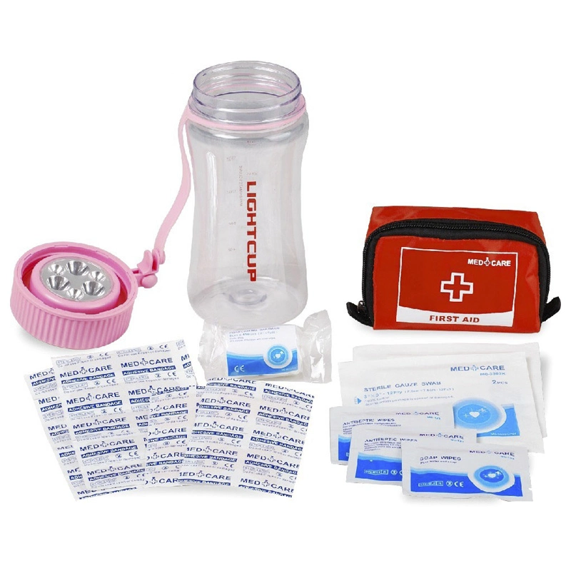 Multifunctional First Aid Kit with Light &amp; Cup (HS-022)