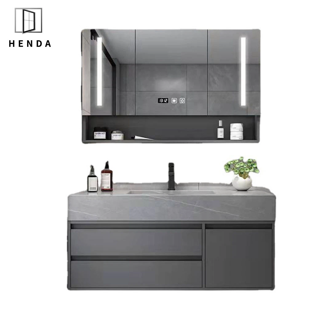 Customized Sizes Stainless/Wood Waterproof Material Wall Bathroom Cabinet