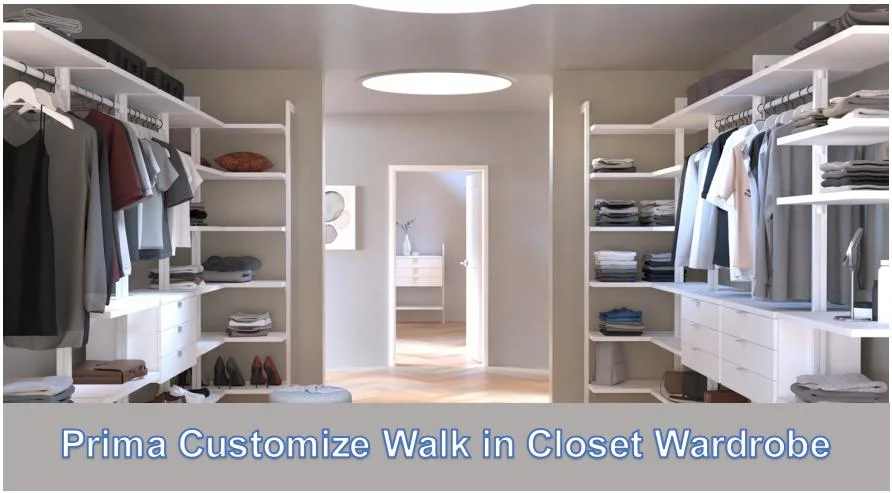 Prima 2022 Promotion Cheap Sliding Mirror Doors Designs Wardrobe Cabinet Bedroom Walk in Closet