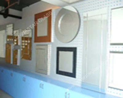 Irregular Shape Processed Customized Edge Glass Mirror