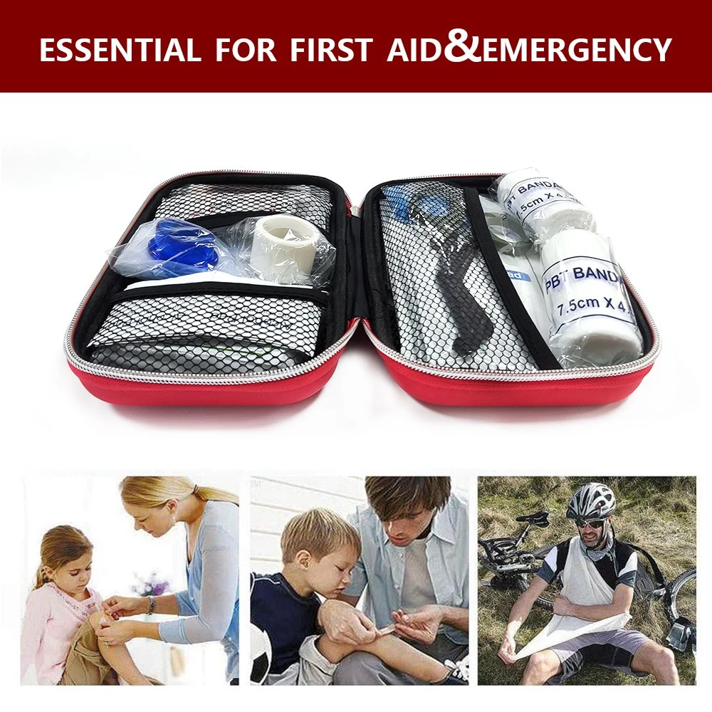 First Aid Kit Support Supplies Travel Medical Accessories Light Convenient Portable for Office