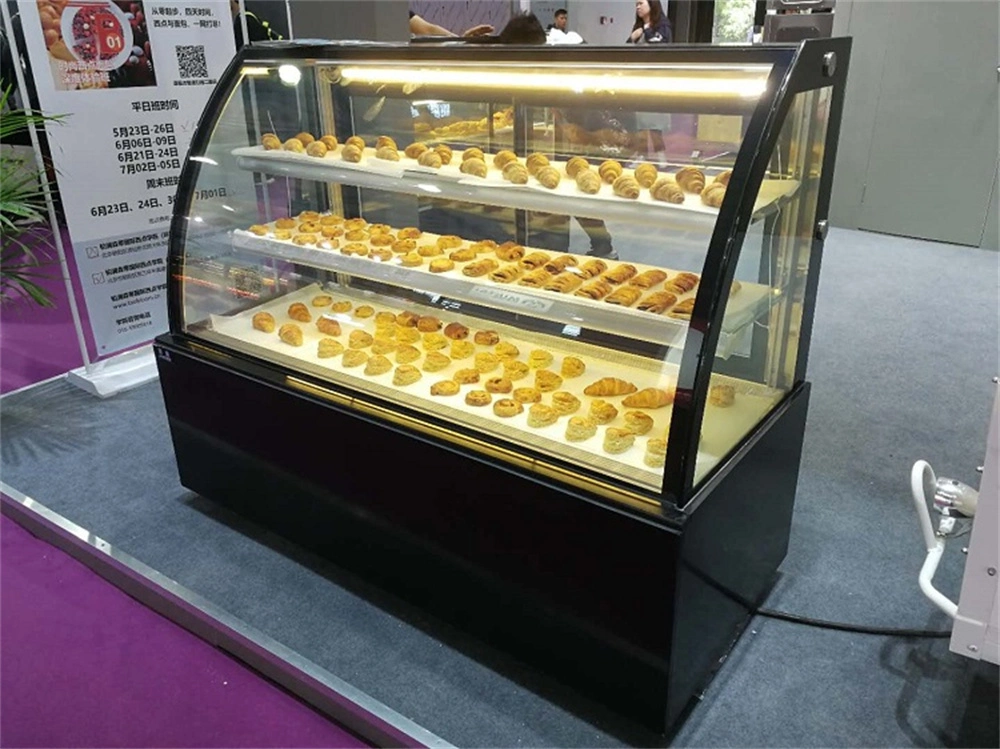 Hot Sale Cake Display Fridge Refrigerator Chiller Freezer for Bakery Stands Showcase Cabinet with Defroster